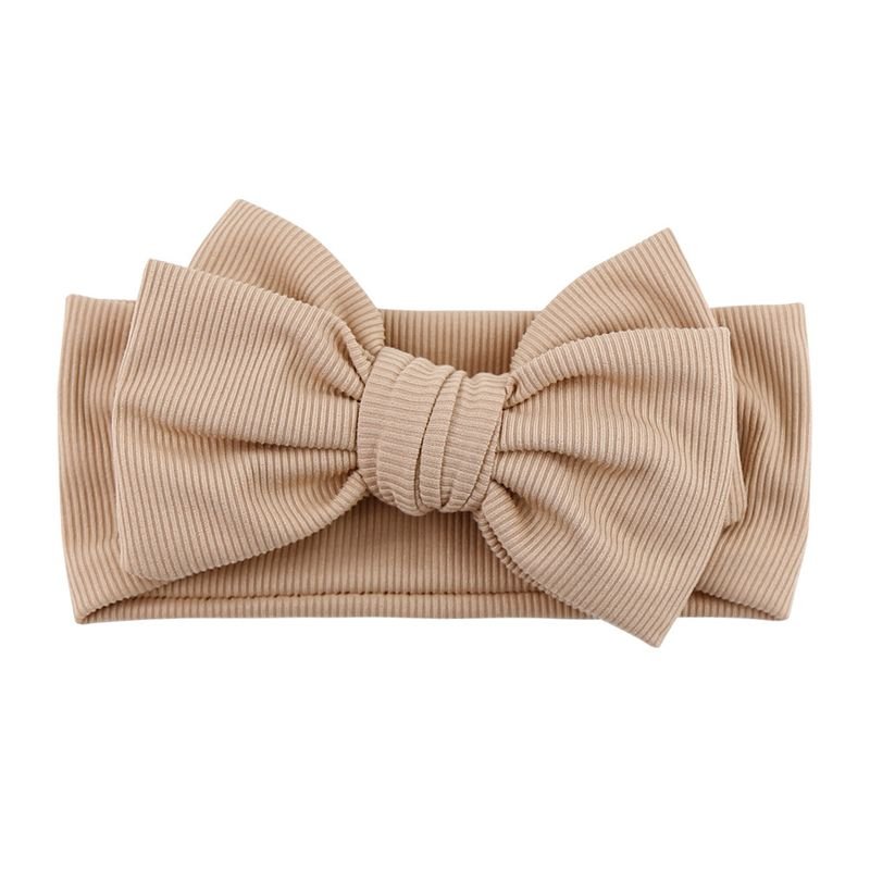 Kids Girls Cute Sweet Solid Color Bow Headwear