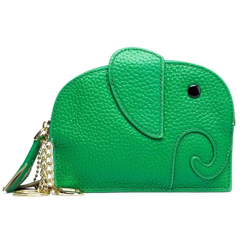 Elephant-shaped Cute Leather Coin Wallet