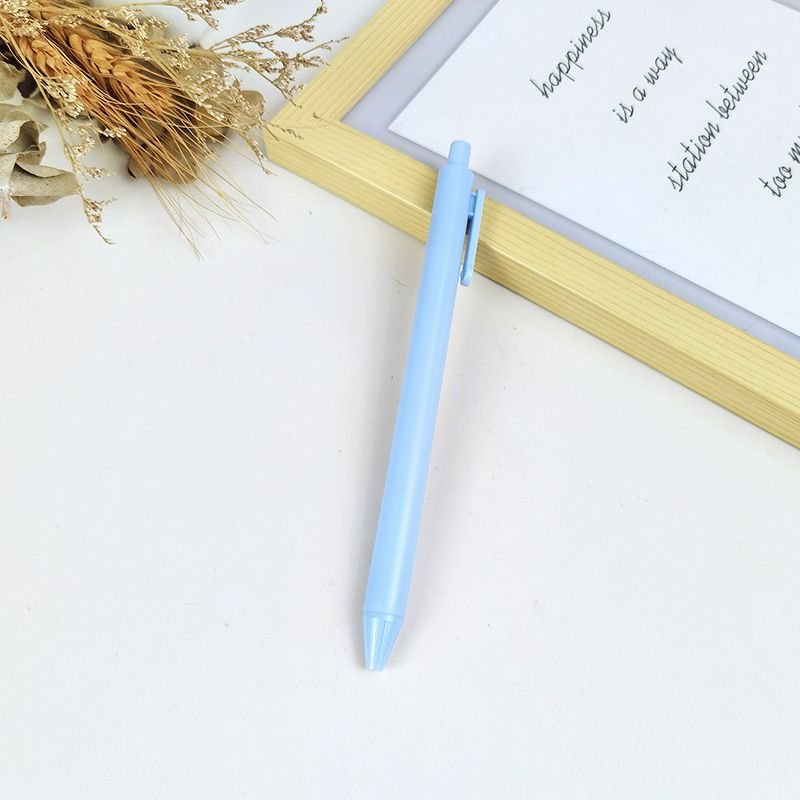 Simple Macaron Color Press Gel Pen Student Stationery