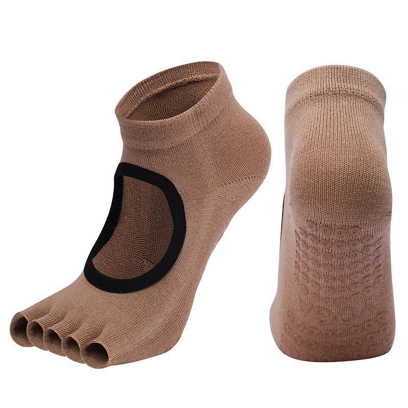 Yoga Fitness Half-Finger Non-Slip Five-Finger Yoga Socks