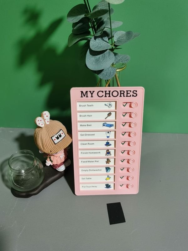 Self-Discipline Checker Children'S Elementary School Students Study Table Good Habit Development Plan This Summer Vacation Task Time Artifact Table