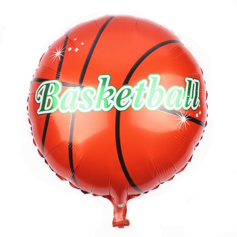 18 Inch Round Basketball Volleyball Aluminum Balloon Festival Party Venue Layout