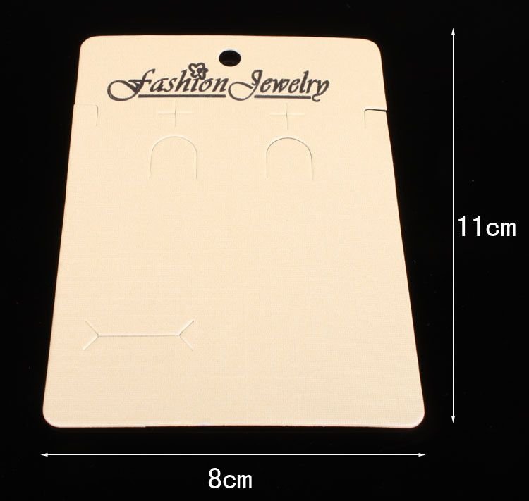 100Pcs Jewelry Packaging Card