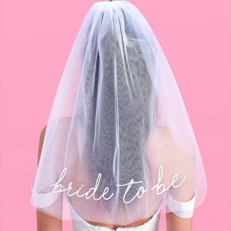 Bride To Be Veil Wedding Party Bridesmaid Veil Bachelorette Veil