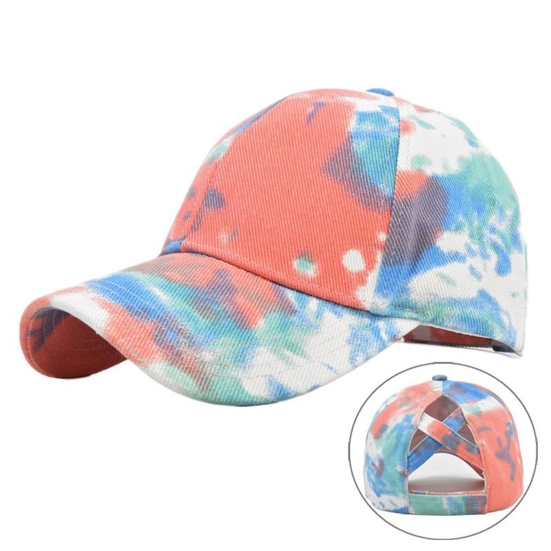 Unisex Fashion Tie-Dye Print Custom Baseball Cap