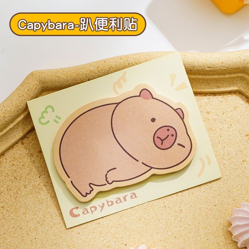 Cartoon Cute Piggy Kitten Notes Post-It Notes