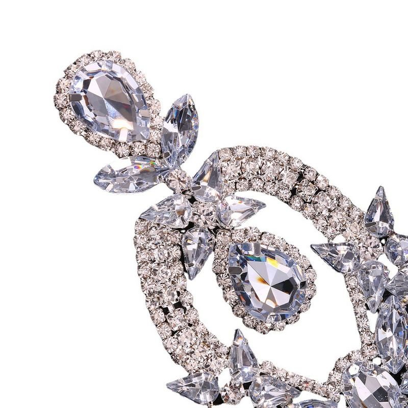 Exaggerated Fashion Rhinestone Pendant Earrings