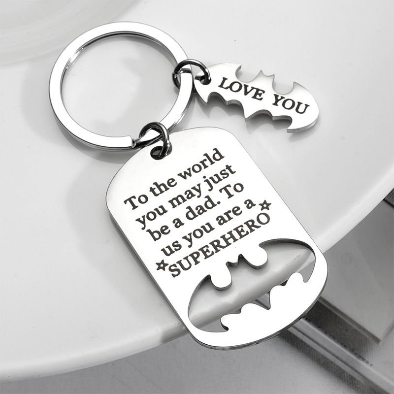 Father'S Day Stainless Steel Keychain